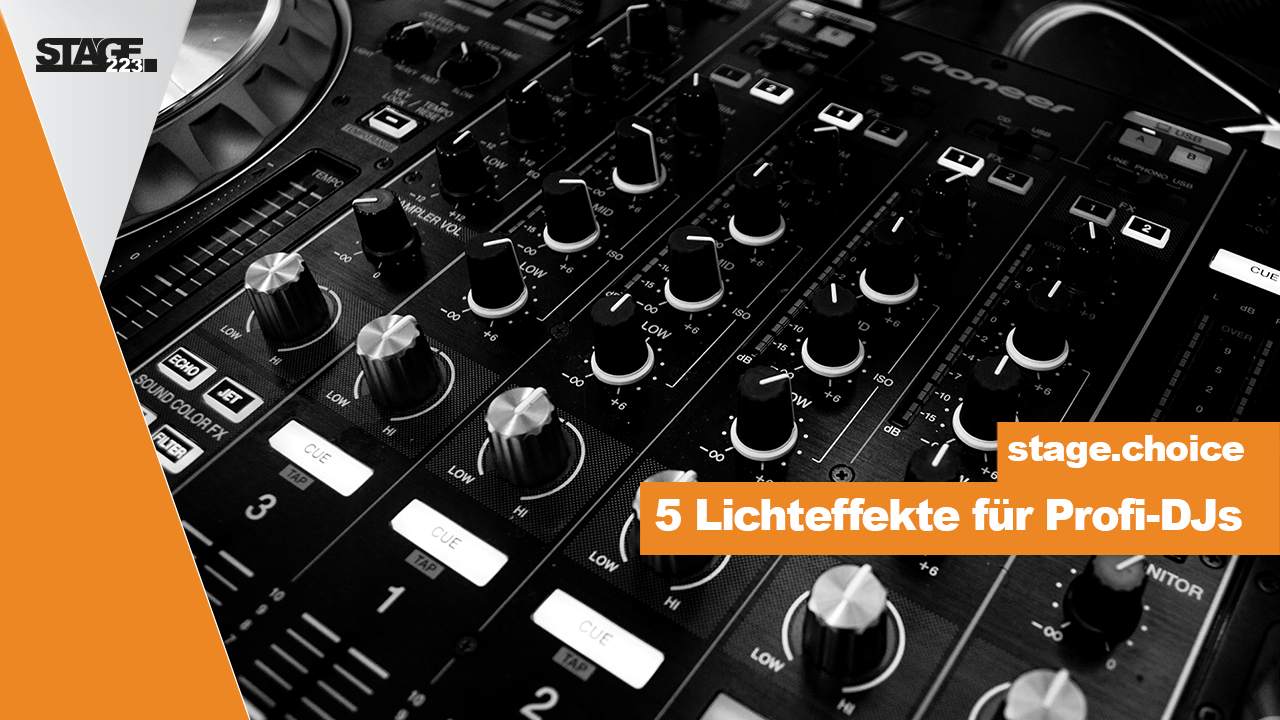 5 Lichteffekte für Party DJs