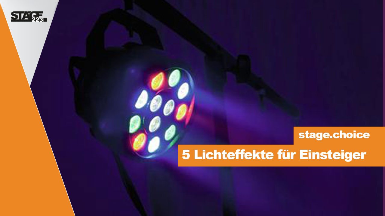 5 Lichteeffekte für DJ Einsteiger