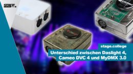Unterschied zwischen Daslight 4 Cameo DVC 4 und MyDMX 3.0