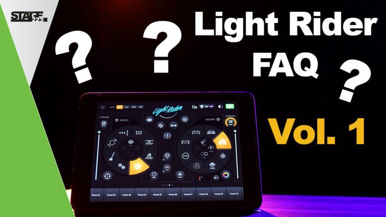 Light rider FAQ Volume 1