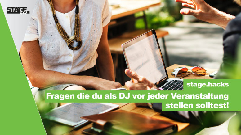 Fragen die du als DJ vor jeder Veranstaltung stellen solltest! DJ Vorgespräch