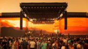 L-Acoustics System auf der Mainstage des Coachella-Festivals in Indio, Kalifornien