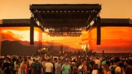 L-Acoustics System auf der Mainstage des Coachella-Festivals in Indio, Kalifornien