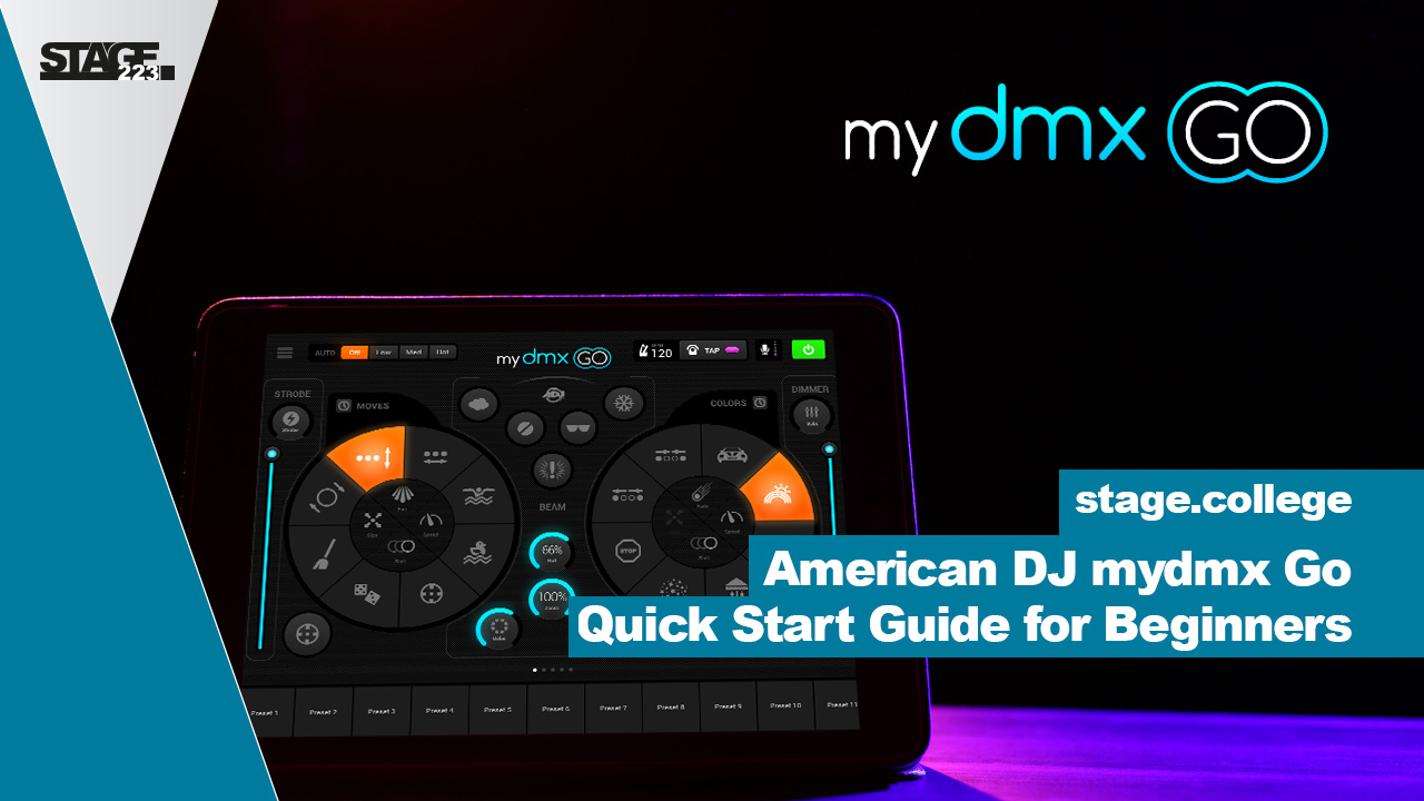 American DJ mydmx Go - Quick Start Guide for Beginners