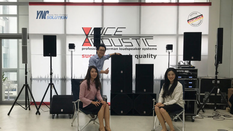 Voice-Acoustic Vertrieb YNC Solution eröffnet Vorführraum in Südkorea