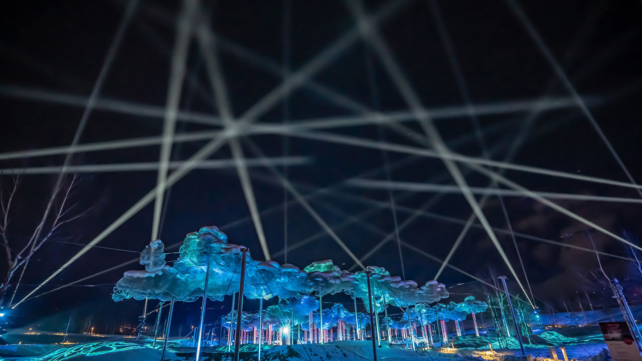 Lichtfestival in den Swarovski Kristallwelten mit Proteus Hybrid (Fotos: © Optikalusion)