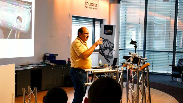Am 10. und 11. Mai 2019 fand ein Seminar der Truss Academy zum Sachkundigen für Traversen bei der Firma Thomann in Burgebrach statt.