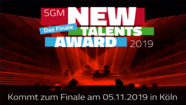 SGM New Talents Award 2019 – die drei Finalisten stehen fest!