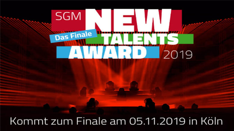 SGM New Talents Award 2019 – die drei Finalisten stehen fest!