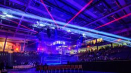 IFC MMA: Kampfsport live in Trier mit RCF HDL 30-A Line Arrays