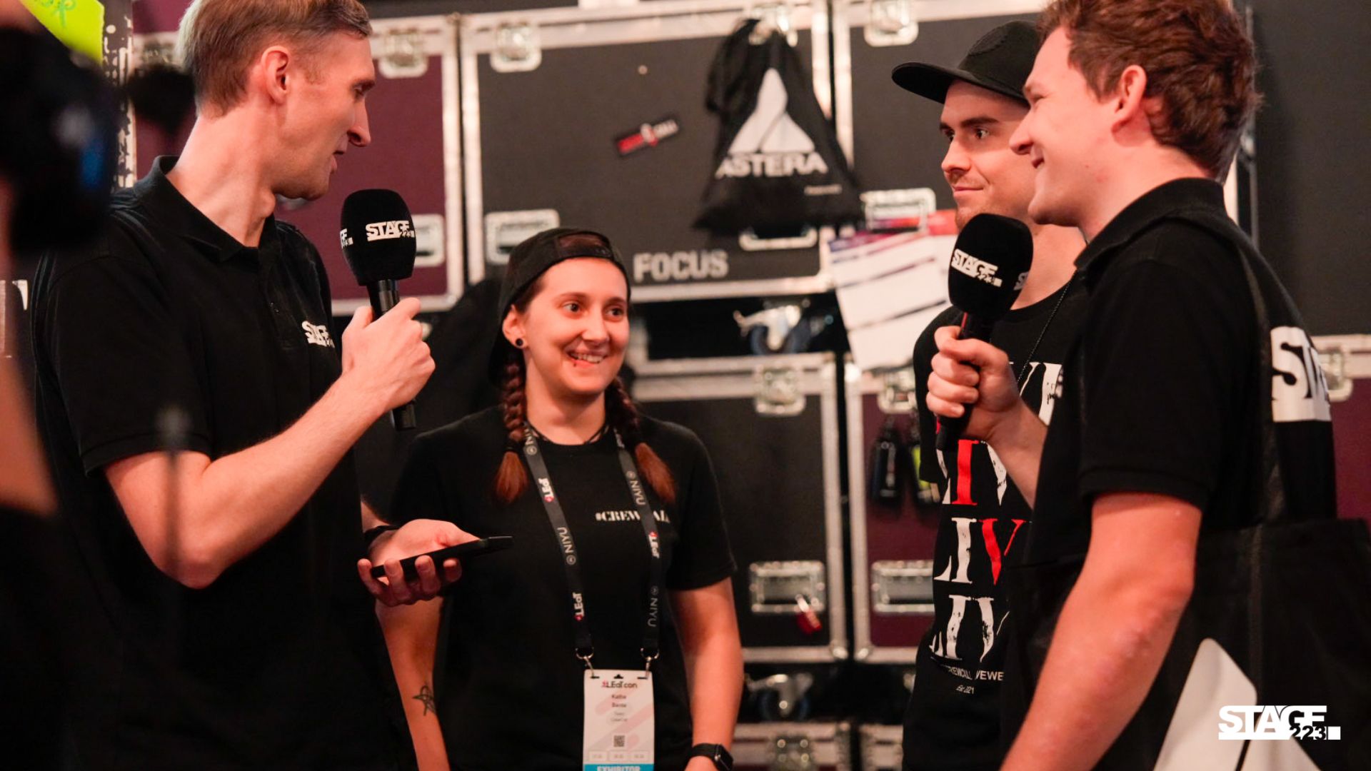 Am Crew Call Stand auf der LEaT con 2023 | Foto: stage223/ Rebecca Maria Kimmig