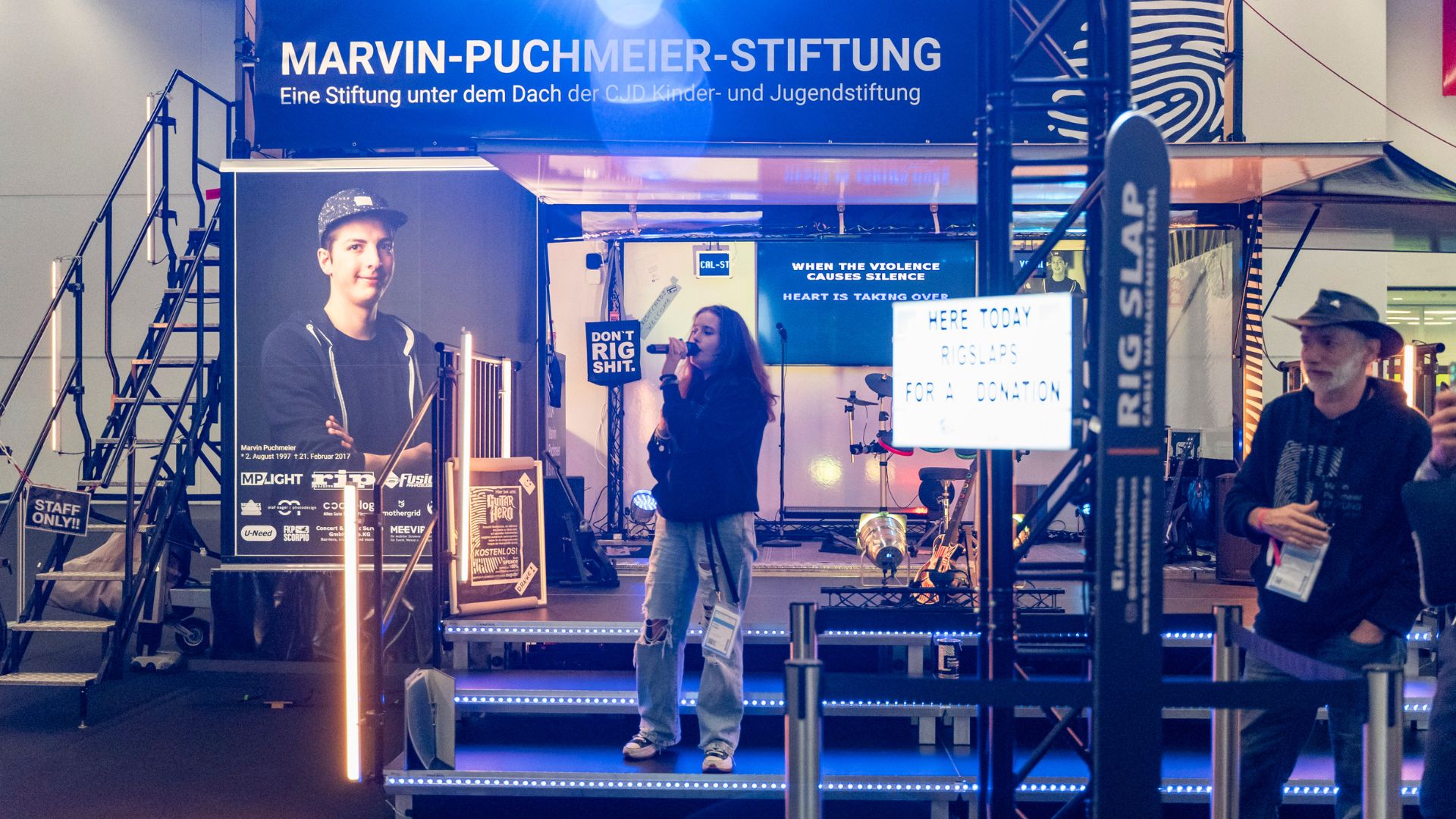 Marvin-Puchmeier-Stiftung auf der Prolight + Sound 2024 | Foto: Lena Bils