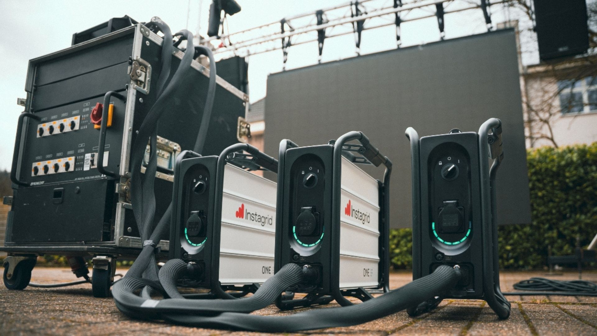 Mobiler Strom im Rampenlicht – Instagrid auf der LEaTcon am Lightpower und vision tools Stand
