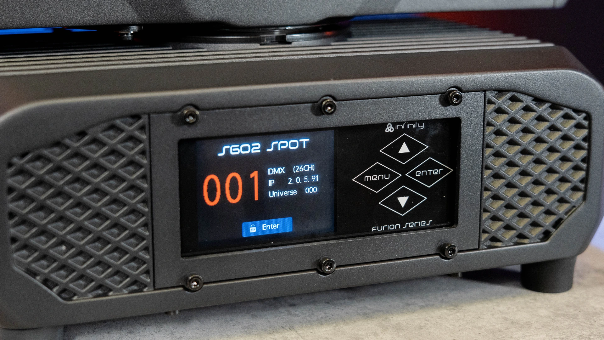 Das Display des Infinity Furion S602 Spot | Foto: stage223