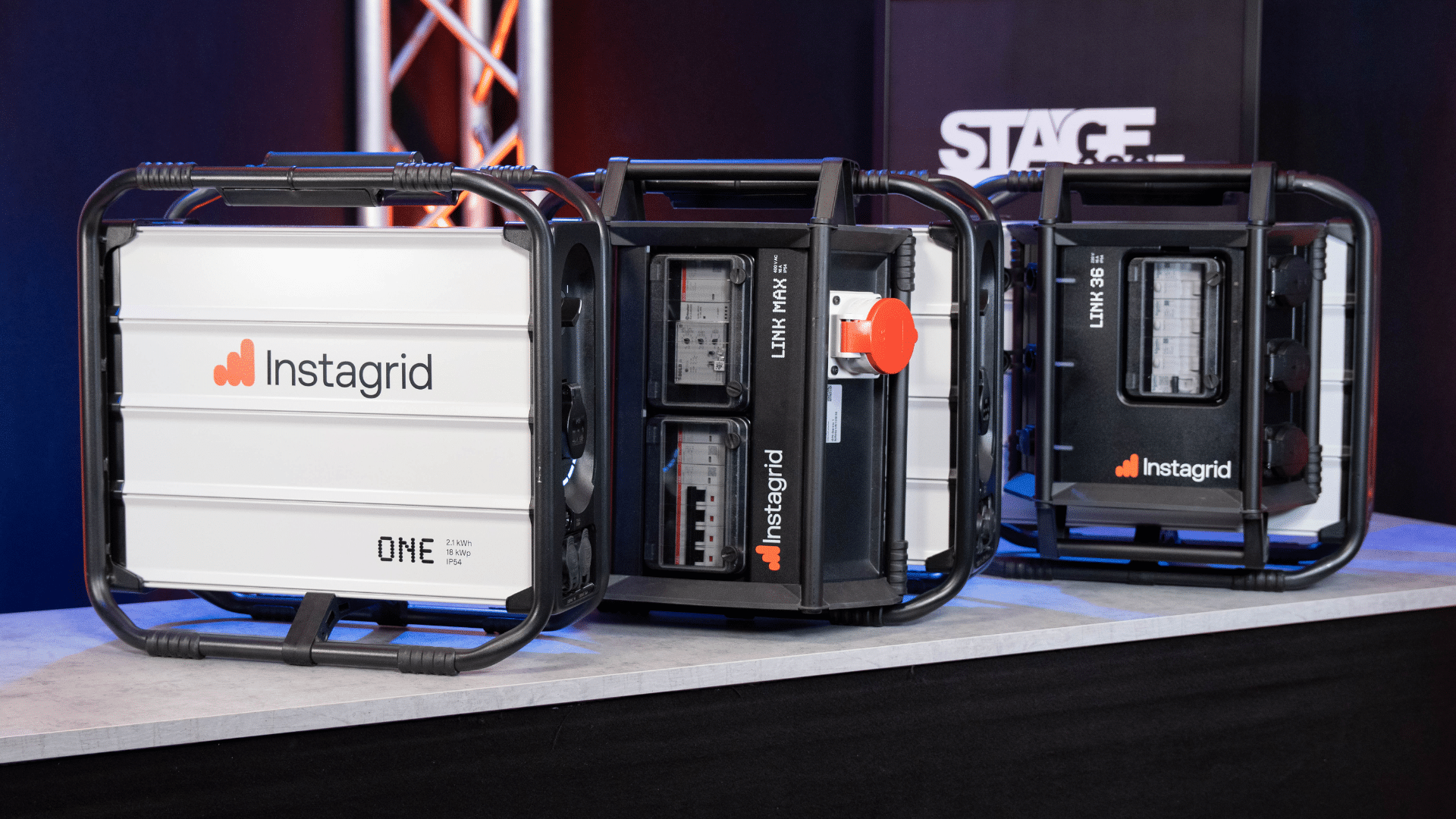 Die Instagrid mit den Zusatzmodulen Link Max und Link 36 | Foto: stage223