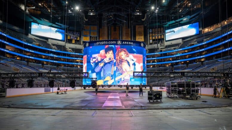 Crypto.com Arena setzt auf Proteus Movinglights © Volt Integrated