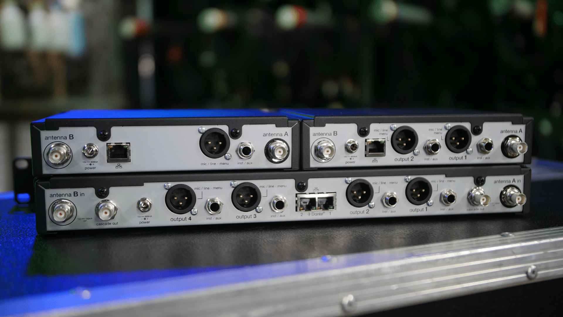 Die Anschlüsse der Shure SLX-D+ Serie | Foto: stage223.com