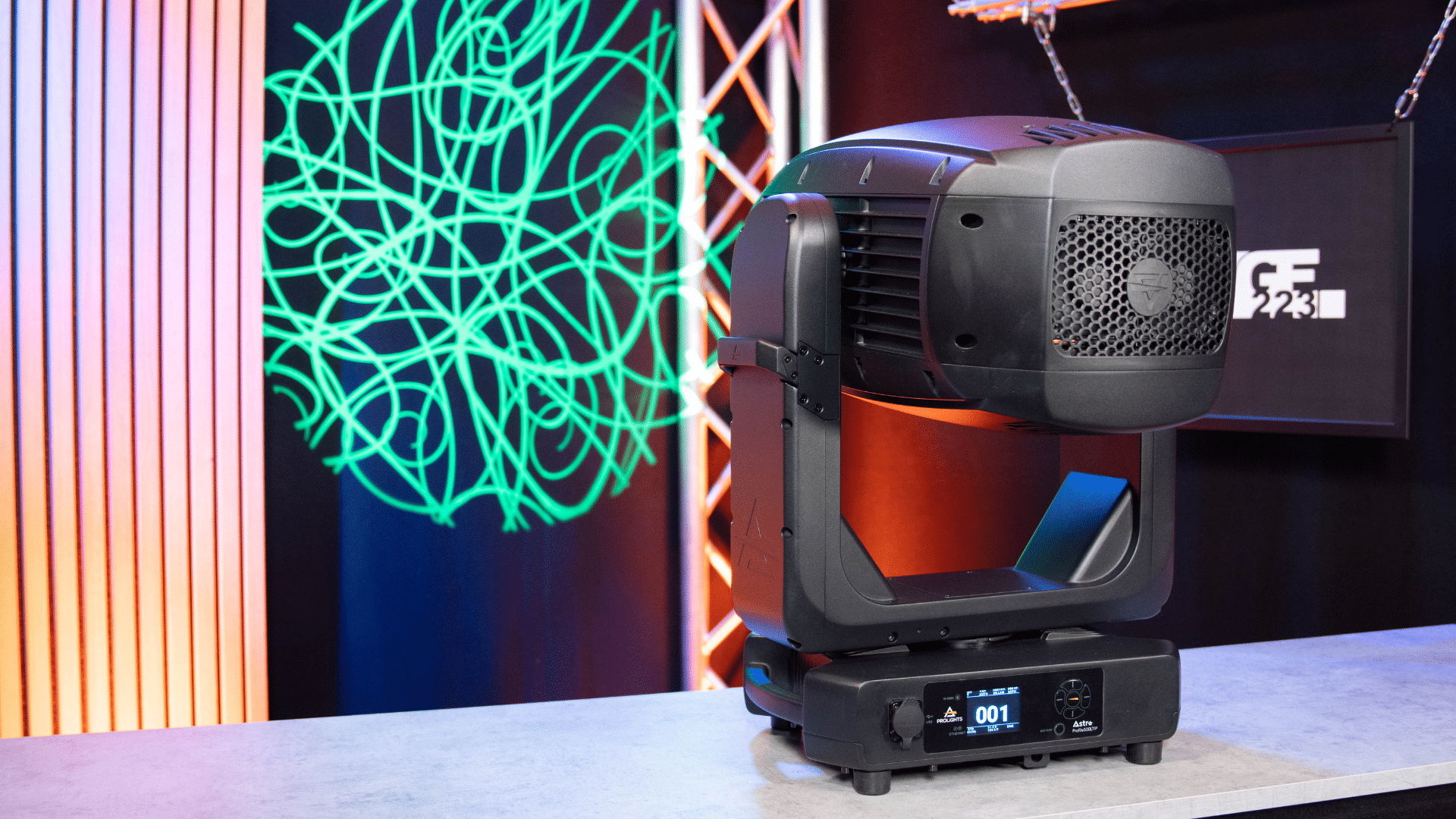 Der Prolights Astra Profile mit Gobo | Foto: stage223.com