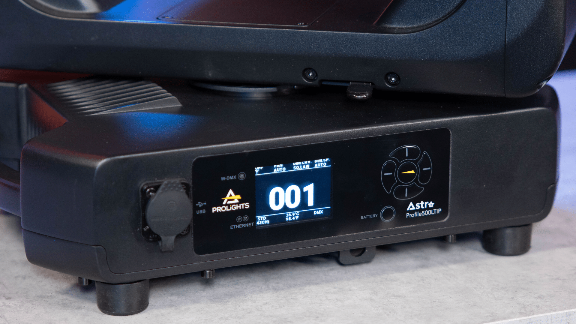 Das Display der Prolights Astra Profile Serie | Foto: stage223.com